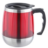 Plastic outer and s/s inner mug