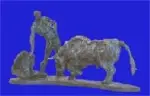 Hand bull fighting