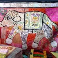 Applique wall hanging