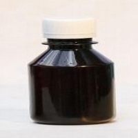 Brown Plastic Agro Chemical Bottle