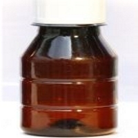 Brown Plastic Agro Chemical Bottle