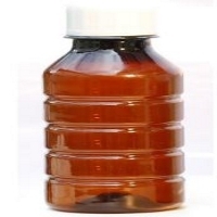 Brown Plastic Agro Chemical Bottle