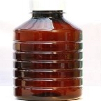 Brown Plastic Agro Chemical Bottle