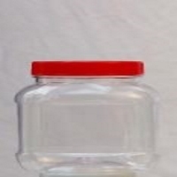 Clear Plastic Confectionery Bottle