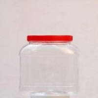 Clear Plastic Confectionery Bottle