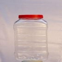 Clear Plastic Confectionery Bottle