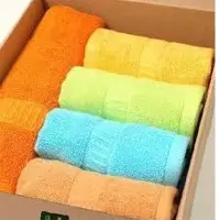 Blue Microfiber Face Towel