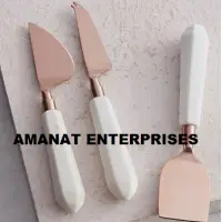 Stainless Steel Cutlery Of Marble Handle