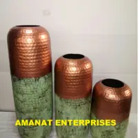 Iron and Aluminium Vases