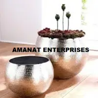 Iron and Aluminium Vases