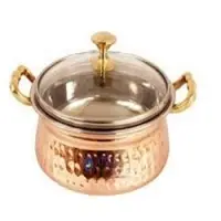 Copper Stainless Steel Serving Handi