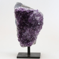 Amethyst In Metal Support