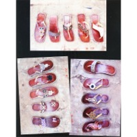 Ladies leather sandal