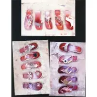 Ladies leather sandal