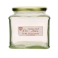 400 ml ITC Square Empty Glass Jars