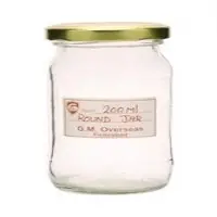200 ml Round Pickle Glass Jars