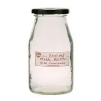 200 ml Milk Empty Glass Bottles