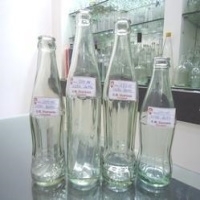 Soda And Cold Drink Empty Glass Bottles