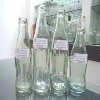 Soda And Cold Drink Empty Glass Bottles