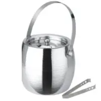 Steel Ice Bucket With Tong