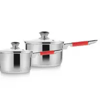 Steel Bottom Sauce Pan with Lid