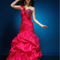 Fuchsia Mermaid Dress