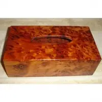 Moroccan Handmade Tissue Box Made Of Thuya Wood