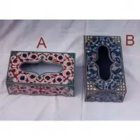 Moroccan Handmade & Hand Painted Tissue Box