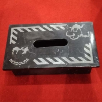 Handmade Carved Fossil Marble Tissue Box