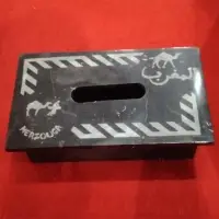 Handmade Carved Fossil Marble Tissue Box