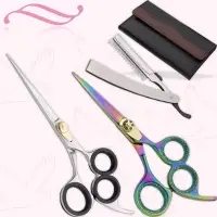 3 Rings Hair Scissors