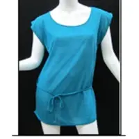 Polyester Knitted Plain Ladies Dress