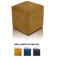 Block Plush 3d Bean bag Ottoman KB132