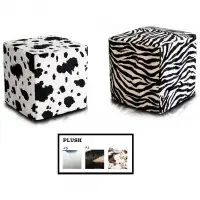 Block Plush  Bean bag Ottoman