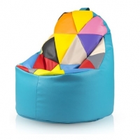 Yoko Mix Pu Leather Bean Bag, Armchair