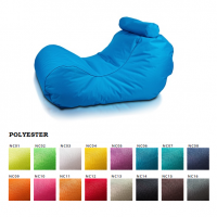 Hogan Polyester Bean Bag, Pouf