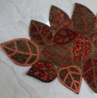 Beaded Handicraft (Leaf Shaped)