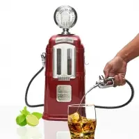 Chrome Plated Double Gas Pump Liquor Dispenser