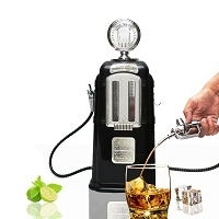 Chrome Plated Double Gas Pump Liquor Dispenser