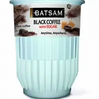 Instant Coffee Black Coffee With Sugar