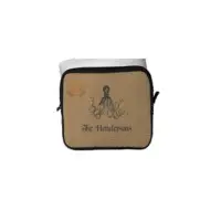 Printed Burlap Laptop Sleeve