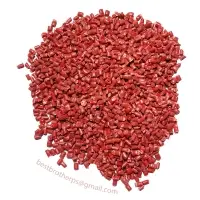 Recycled Red PP Plastic Granules