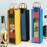 Jute Wine Bags 1 Bottles