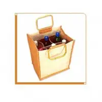 Jute Wine Bags 6 Bottles