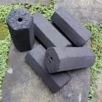 Hexagonal Coconut Shell Charcoal For Barbeque