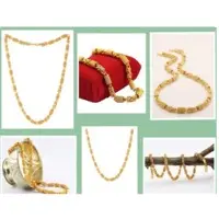 Designer Gold Plated Link Chain