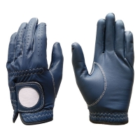 Full Leather Navy Golf Glove