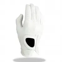 Golf Glove Full Leather Color White
