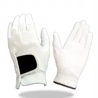 Golf Glove Full Leather Color White