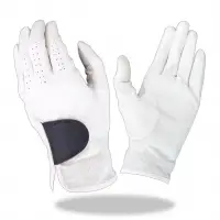 Golf Glove Full Leather Color White